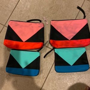 Victoria secret large and small make up bags new tags never used